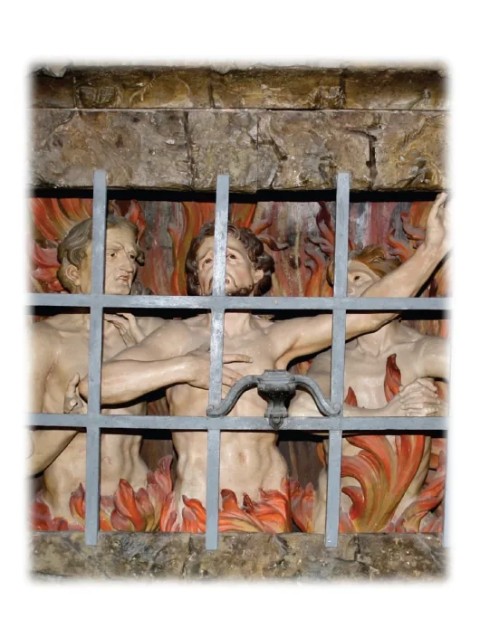 Ablass-Gebetsbildchen (Motiv C: Dießen)