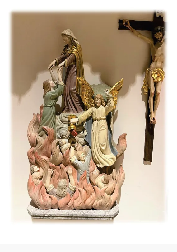 Ablass-Gebetsbildchen (Motiv D: Maria Vesperbild)