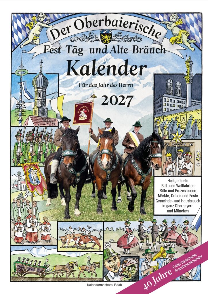 Der Oberbaierische Fest-Täg- und Alte-Bräuch-Kalender 2027